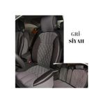 Honda Civic FD6 Oto Koltuk Minderi Ön Arka 5'li Takım Elegance Gri Siyah SCR