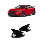 Honda Civic Fe 2022 Ve Sonrası Araca Özel Yarasa Ayna Kapağı Parlak Siyah