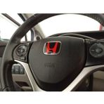 Honda Civic İes Makyajlı-Fd6-Fb7 Fc5 Fk7 Uyumlu Kırmızı Direksiyon Logosu 5X4 Cm