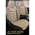 Honda Civic Sedan 1.6 125 Elegance Eco Ov (Y) 2012 Uyumlu Deri Serisi Bej Oto Kılıfı Tam Set