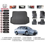 Honda Civic Sedan 2005 Model Bagaj Havuzu Araca Özel Paspas Takımı Flex - Siyah