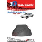 Honda Civic Sedan (Ies) 1996-2001 3D Bagaj Havuzu Bizymo - Siyah