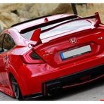 Honda Civic Uyumlu Fc5 Typer Spoiler (Fiber)