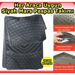 HONDA CİVİC UYUMLU MARS KAUÇUK SİYAH PASPAS SETİ