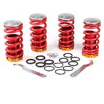 Honda civic uyumlu spor helezon yay coilover alçaltma kiti ayarlı 1992 / 1995