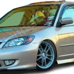 Honda Civic Uyumlu Vtec 2 (2001 - 2006) Marşpiyel Seti (Plastik)