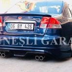 Honda Civic Uyumlu Vtec 2 Custom Difüzör