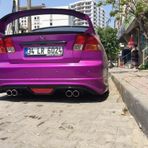 Honda Civic Uyumlu Vtec 2 Makyajlı Custom Difüzör