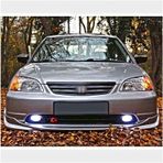 Honda Civic Vtec 2 2001-2004 Makyajsız Kasa Uyumlu Boyasız Plastik Body Kit Seti