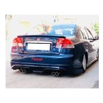 Honda Civic Vtec 2 Makyajsız Custom Arka Ek Mat Siyah Plastik 2001 2002 2003 2004