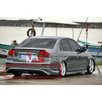 Honda Civic Vtec2 Custom Arka Tampon Eki Fiberglass Boyasız