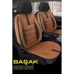 Honda Concerto (5 Kapı) 1988–1994 Taba Başak Serisi Tay Tüyü Koltuk Kılıfı Seti (Ön–arka, Başlıklı, Yan Airbag Uyumlu)