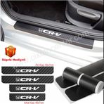 Honda Cr-v 4 Adet Karbon Kapı Eşiği Sticker