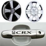 Honda CR-X Kapı Kolu Jant Sticker Yapıştırma 8 Adet
