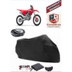 Honda Crf 250 R Branda Siyah Arka Çanta Uyumlu(Topcase) Motosiket Brandası Motor Örtüsü Çadır Su Geçirmez Motosiklet Kılıfı Motor Brandası,lastikli,taşıma Torbalı