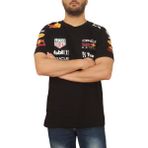 Honda Erkek Bisiklet Yakalı Honda Redbull Baskılı Kısa Kollu Siyah Tişört Ety-Hndr - 3XL