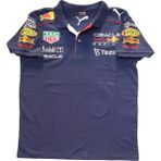Honda Erkek Polo Yakalı Redbull Baskılı Kısa Kollu Lacivert Tişört Etp-Hndr - 3XL