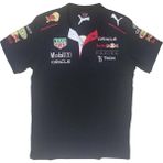 Honda Erkek Polo Yakalı Redbull Baskılı Kısa Kollu Siyah Tişört Etp-Hndr - XL
