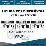 Honda Fc5 Direksiyon Karbon Kaplama Stıcker