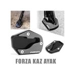 Honda Forza 250 2023-2025 Ayak Genişletme Yan Sehpa Kaz Ayak Siyah Renk Siyah
