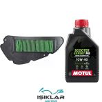 Honda Honda Sh 125İ Motul Yağ Ve Hava Filtre Bakım Seti Bs0008