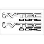 Honda I-Vtec Dohc Oto Sticker 2 Adet
