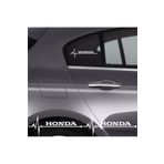 Honda ile Uyumlu Jazz İçin uyumlu Aksesuar Oto Ritim sticker 2 Adet 20 * 9 Cm