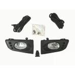 Honda Jazz- 09/11; Sis Lambası Oval Tip Sağ/Sol Set 2 Parça (Tesisat/Çerçeve/Düğmesi İle)Famella