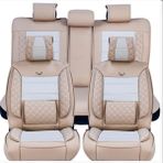 honda Jazz Uyumlu Lüx Deri Oto Koltuk Kılıfı Ön Arka Set Planet Serisi Bej