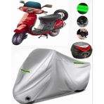 Honda Kinetic Dx Arka Çanta Uyumlu Motosiklet Brandası Premium (Kilit Uyumlu)-Gri