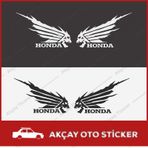 Honda Kurukafa Sticker Honda Sticker Oto Sticker