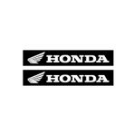 Honda Motorcu Boru Sticker Set Beyaz