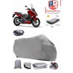 Honda Nc 700 Dc Integra Branda Gri Arka Çanta Uyumlu(Topcase) Motosiket Brandası Motor Örtüsü Çadır Su Geçirmez Motosiklet Kılıfı Motor Brandası,lastikli,taşıma Torbalı