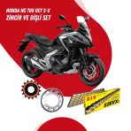 Honda Nc 700 Dct S-X 12-13 Dıd Vx3 Gold Zıncır Dıslı Set