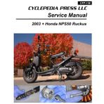 Honda NPS50 Ruckus Cyclepedia Printed Scooter Service Manual