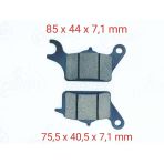 Honda Ön Fren Disk Balatası Sfa708 İth Dio 110 Suzuki Uk 110 Address (17-..) Yamaha Tricity 125 (14-