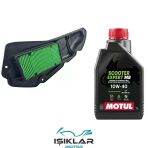 Honda Pcx 125 14-17 Motul Yağ Ve Hava Filtre Bakım Seti Bs0033