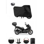 Honda Pcx 125-150 Siyah Motosiklet Brandası Topcase Arka Çanta Uyumlu Branda Örtü