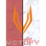 Honda Pcx 125 2021 2024 Uyumlu Far Kaplama Sticker 2021-2024 Turuncu