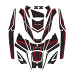 Honda PCX 2025 Karbon Kırmızı Full Set Redline Grafik