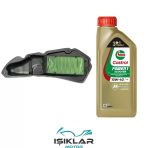 Honda Pcx 21 24 Castrol Yağ Ve Hava Filtre Bakım Seti Bs0012