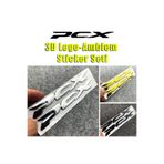 Honda Pcx Amblem Logo 3d Metal Sticker Yazı 2 Adet Set Siyah Renk