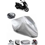 Honda Pcx Arka Çanta Uyumlu Motosiklet Brandası Lüx Kalite Kalın Yüksek Kalite - Gri