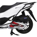 Honda Pcx Sticker Radyator Kapağı Kaplama Koruma Etiket Modeli Parçalı Desen Kırmızı