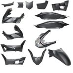 Honda Pcx125 2021 - 2024 Siyah Kaporta Seti Monero