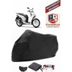 Honda Sh 150 Branda Siyah Motosiket Brandası Motor Örtüsü Çadır Su Geçirmez Motosiklet Kılıfı Motor Brandası,lastikli,taşıma Torbalı - Arka Çanta UYUMSUZ