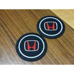 Honda Silikon Bardaklık Altlığı 2’li Set Araç Içi Bardak Altlığı Aksesuar 72MM