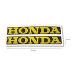 Honda Uyumlu Damala Sticker, Honda Etiketi, 2 Adet