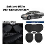 HONDA V-TEC 2 2001-2006 Arası Siyah Deri Oto Koltuk Minderi
