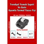 HONEPRT Termal Makbuz Yazıcı Adisyon Yazıcısı Getir Yemek Sepeti Fiş Yazıcı